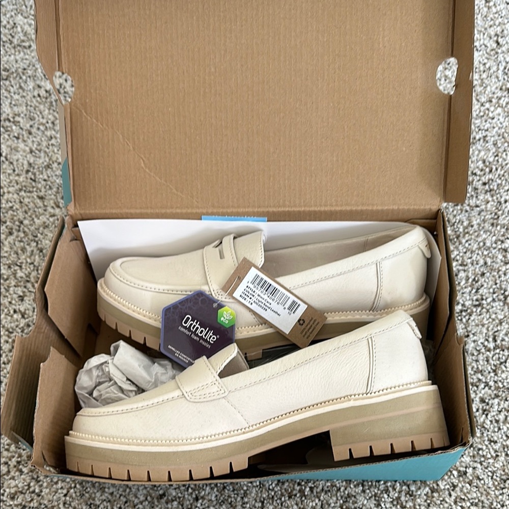 Cream Loafers